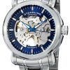 Stuhrling Original Delphi Antium Automatic Skeleton Blue Dial 387.33116 Mens Watch