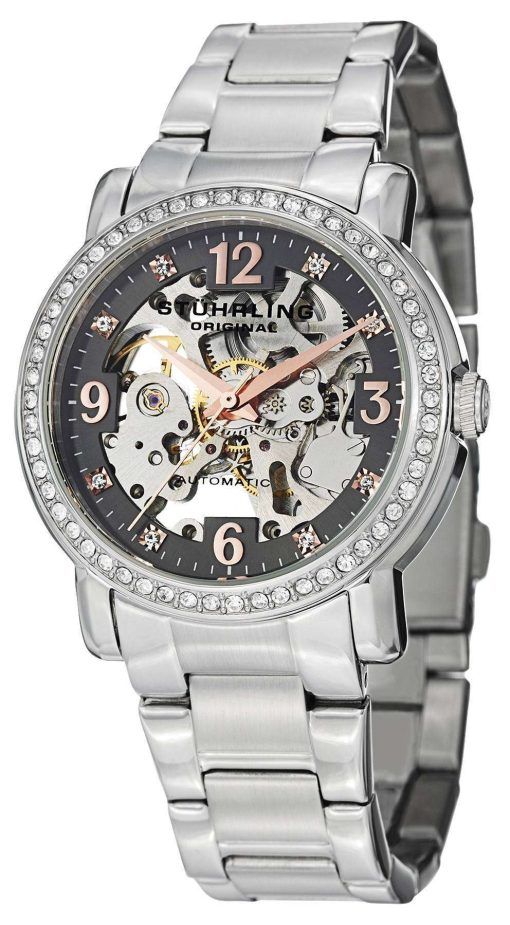 Stuhrling Original Lady Canterbury Automatic Crystallized Dial 531L.111154 Womens Watch