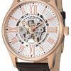 Stuhrling Original Atrium Automatic Skeleton Rose Tone 747.04 Mens Watch