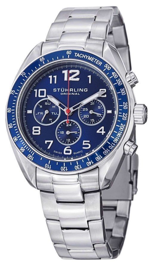 Stuhrling Original Octane Swiss Quartz Multifunction 814.02 Mens Watch