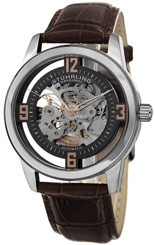 Stuhrling Original Winchester Automatic Self-Wind Skeleton 877.03 Mens Watch
