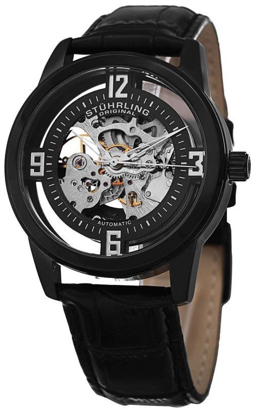 Stuhrling Original Winchester Automatic Self-Wind Skeleton 877.06 Mens Watch