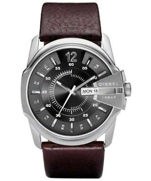 Diesel Master Chief Quartz Brown Leather DZ1206 Mens Watch