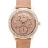 Michael Kors Madelyn Rose Gold Dial Beige Leather MK2448 Womens Watch