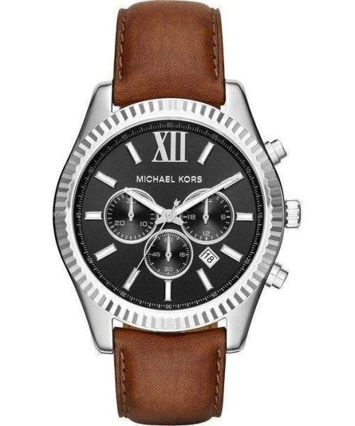 Michael Kors Lexington Black Dial Chronograph MK8456 Mens Watch