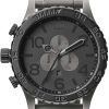 Nixon Matte BlackMatte Gunmetal Chronograph 300M A083-1062-00 Mens Watch