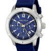 Nautica Chronograph Blue Dial Silicone Strap A17652G Men's Watch