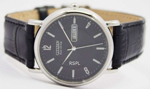 Citizen Eco-Drive Black Leather Strap BM8240-03E Men's Watch
