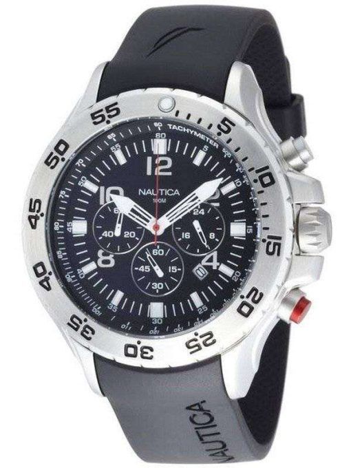 Nautica Black NST Chronograph N14536G Mens Watch