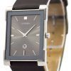 Citizen Quartz Slim Black Leather BG5080-05H Womens Watch