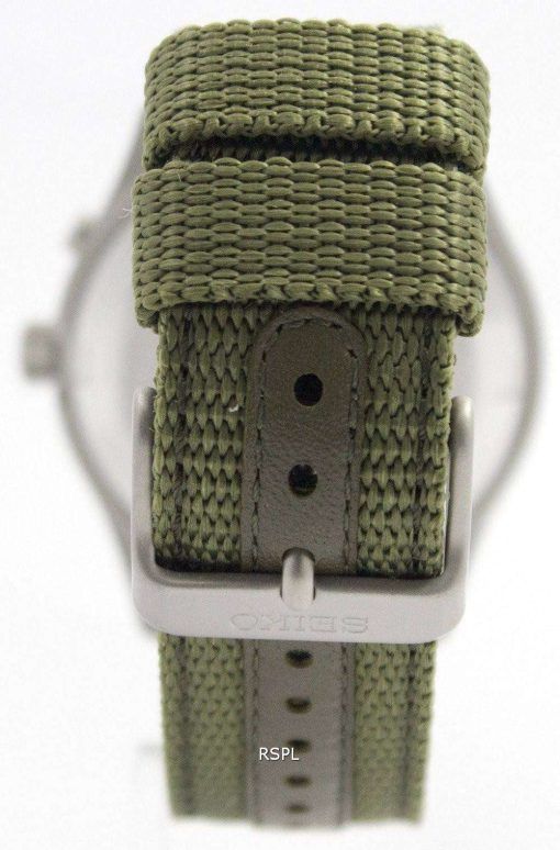 Seiko Kinetic Military Green Dial 100M SKA725P1 SKA725P Men's Watch