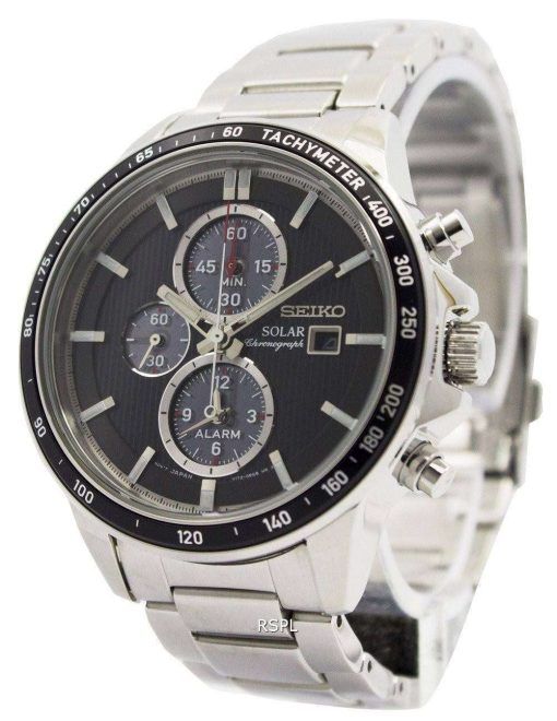 Seiko Solar Chronograph Alarm SSC435P1 SSC435P Men's Watch