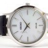 Seiko Solar White Dial Leather Strap SUP299P1 SUP299P Womens Watch