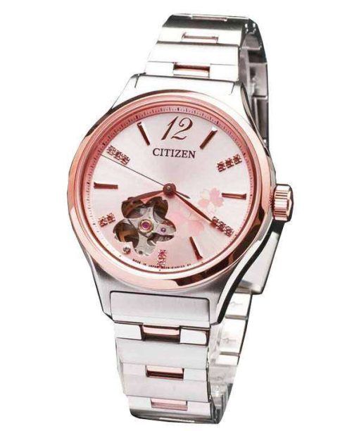 Citizen Automatic SAKURA Limited Edition Swarovski Crystals PC1006-50X Womens Watch