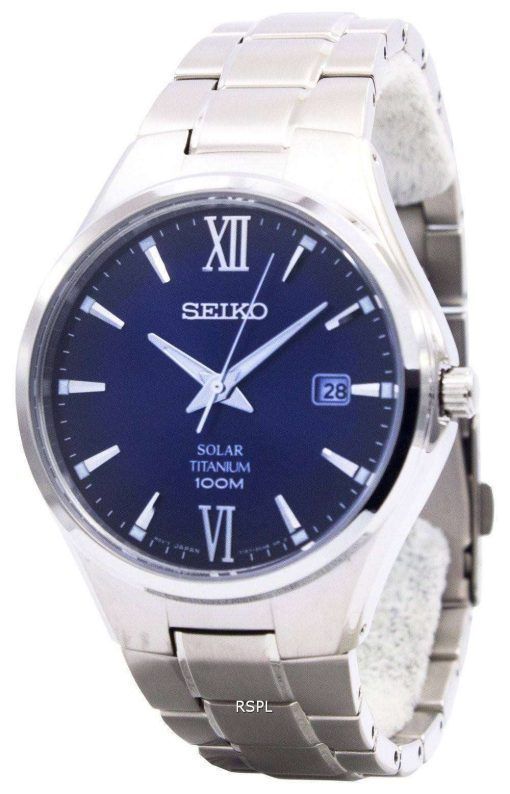 Seiko Solar Titanium Power Reserve SNE407P1 SNE407P SNE407 Men's Watch