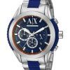 Armani Exchange Quartz Chronograph Blue Dial AX1386 Men's Watch