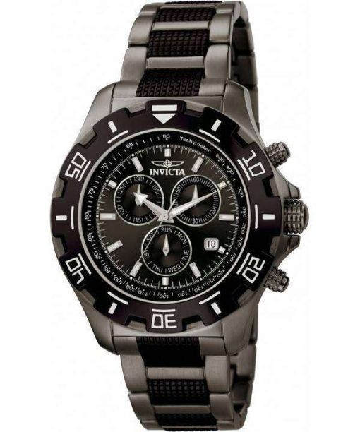 Invicta Specialty Quartz Chronograph Gunmetal 100M 6412 Mens Watch