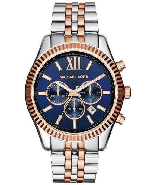 Michael Kors Lexington Chronograph Quartz Two Tone MK8412 Mens Watch