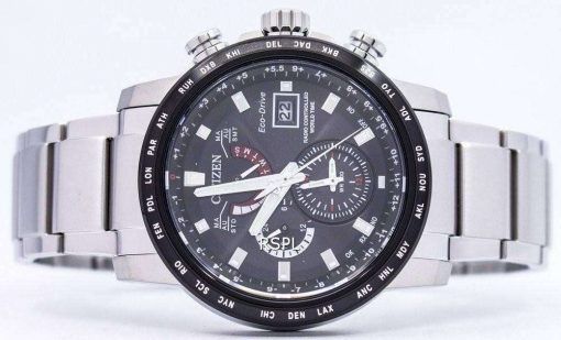 Citizen Eco-Drive Atomic Radio Controlled World Time AT9071-58E Mens Watch