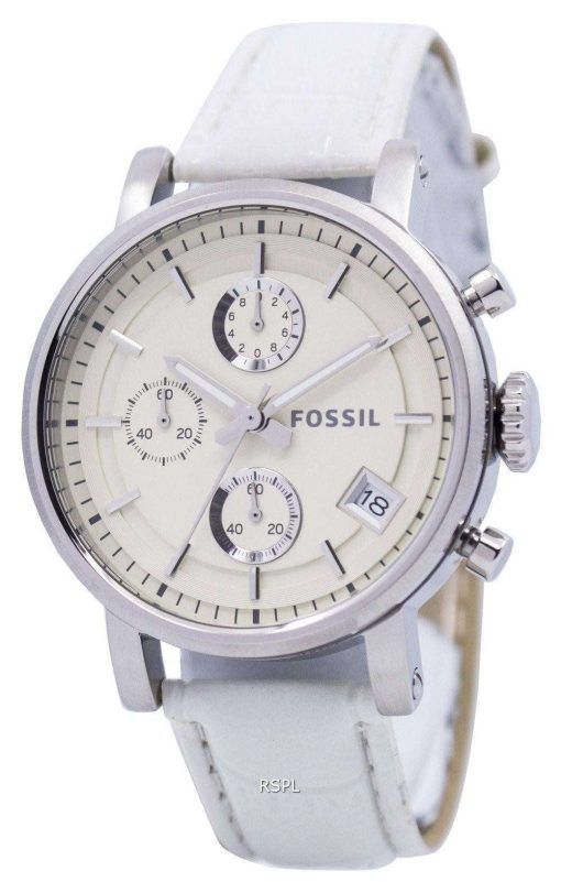 Fossil Original BoyFriend Chronograph Stainless Steel C181018-WHT Womens Watch