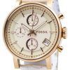 Fossil Original BoyFriend Chronograph Stainless Steel C181020-WHT Womens Watch