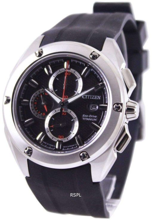 Citizen Eco-Drive Chronograph Super Titanium CA0210-00E Mens Watch