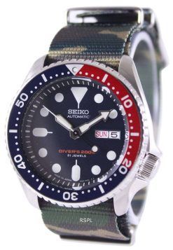 Seiko Automatic Divers 200M Army NATO Strap SKX009J1-NATO5 Mens Watch