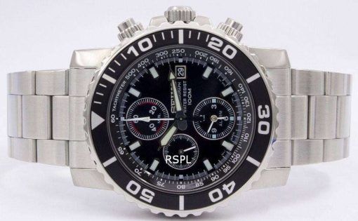 Seiko Alarm Chronograph SNA225P1 SNA225P SNA225 Mens Watch