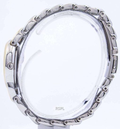 Seiko Solar Two Tone Swarovski Crystals SUP296 SUP296P1 SUP296P Womens Watch