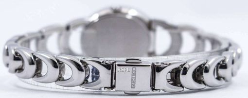 Seiko Solar Two Tone Swarovski Crystals SUP296 SUP296P1 SUP296P Womens Watch
