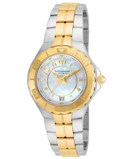 TechnoMarine 真珠海コレクション クォーツ TM 715008 レディース腕時計