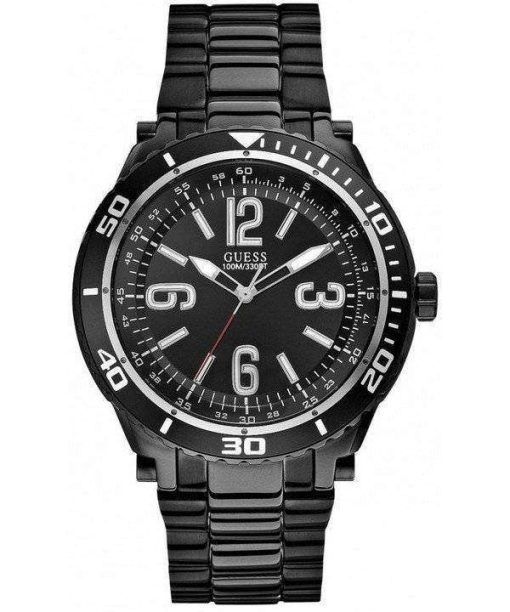 Guess Black Stainless Steel Quartz U0043G2 Men's Watch