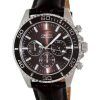 Guess Chronograph Brown Leather Quartz U0171G2 Men's Watch