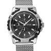 Guess Quartz Stainless Steel Black Dial 50M U17531G Men's Watch