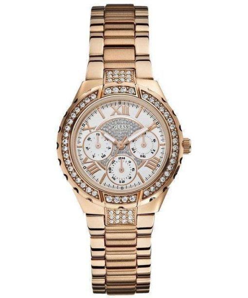 Guess Viva Chronograph Multifunction Quartz Crystals W0111L3 Women's Watch