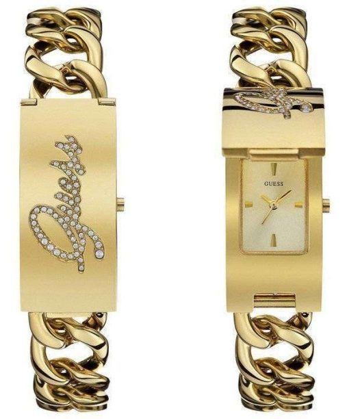 Guess Pop Icon Tone Stainless Steel Quartz W0321L2 Women's Watch