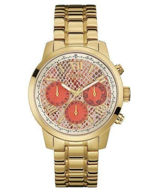 Guess Gold Tone Stainless Steel Quartz W0330L11 Women's Watch