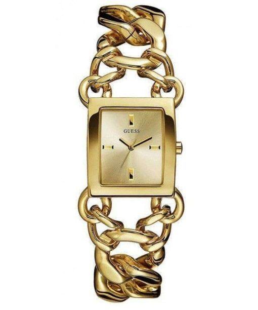 Guess Gold Tone Stainless Steel Quartz W0438L2 Women's Watch