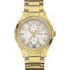 Guess Chronograph Multifunction Gold Tone Quartz Crystal W0442L2 Women's Watch
