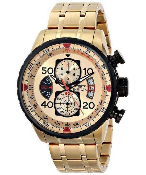 インビクタ飛行士クロノグラフ クォーツ 17205 メンズ腕時計