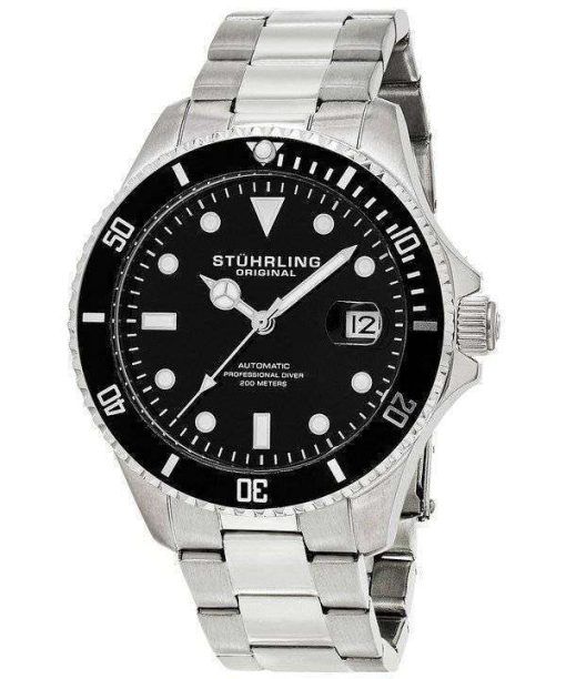 Stuhrling レガッタ自動プロのダイバー 200 M 792.01 男性用の腕時計