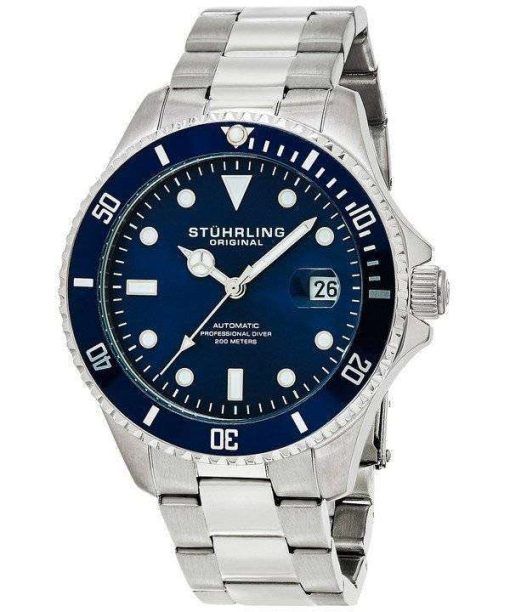 Stuhrling レガッタ自動プロのダイバー 200 M 792.02 男性用の腕時計