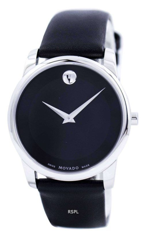 Movado 美術館古典的なスイス製クオーツ 0606502 メンズ腕時計