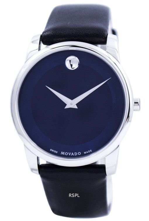 Movado 美術館古典的なスイス製クオーツ 0606610 メンズ腕時計