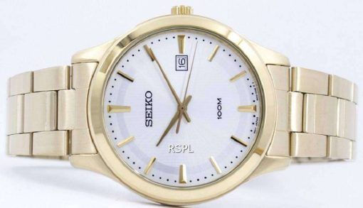 セイコー クオーツ ゴールド トーン 100 M SUR054 SUR054P1 SUR054P メンズ腕時計