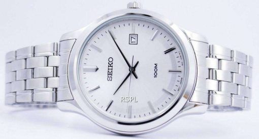 セイコー クオーツ ホワイト ダイヤル 100 M SUR141 SUR141P1 SUR141P メンズ腕時計