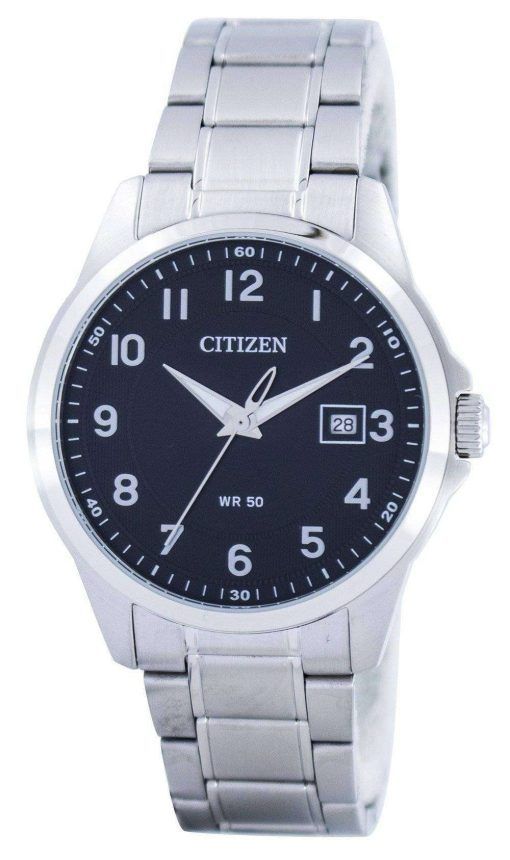 市民クオーツ ブラック ダイヤル BI5040 58E メンズ腕時計