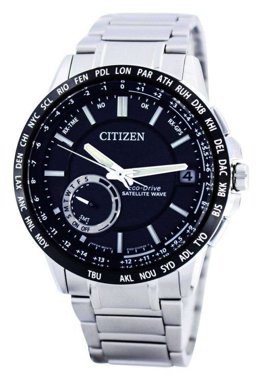 市民エコ ・ ドライブ サテライト ウェーブ GPS 世界時間パワー リザーブ CC3005 51E 男性用の腕時計
