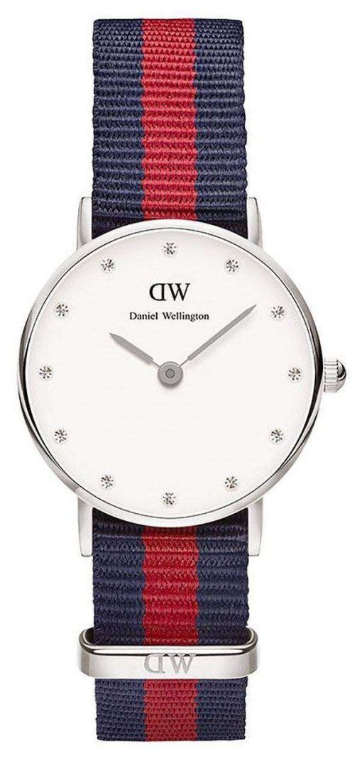 ダニエル ウェリントン上品なオックスフォード水晶アクセント DW00100072 (0925DW) レディース腕時計