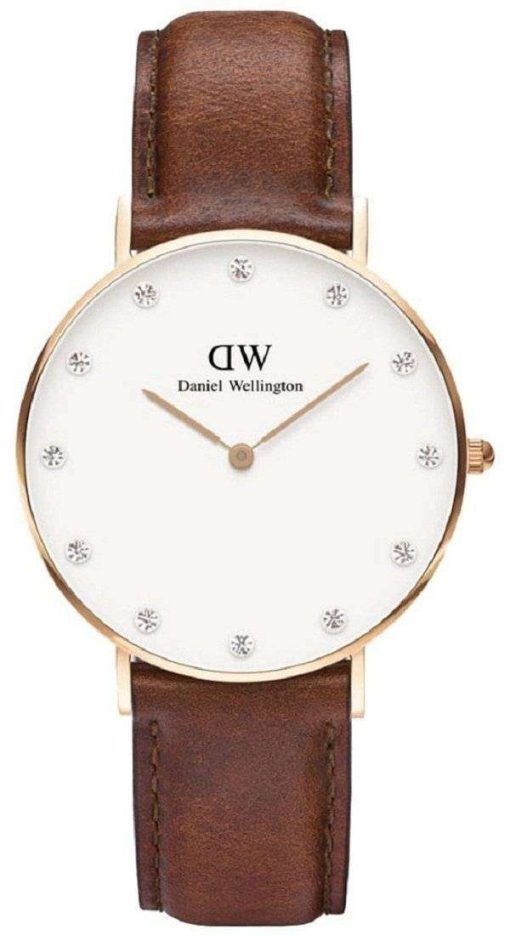 ダニエル ウェリントン上品な St セントモース水晶アクセント DW00100075 (0950DW) レディース腕時計